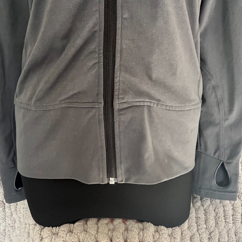 Summit Grey Zip-Up Hoodie Size Large - Picture 8 of 15